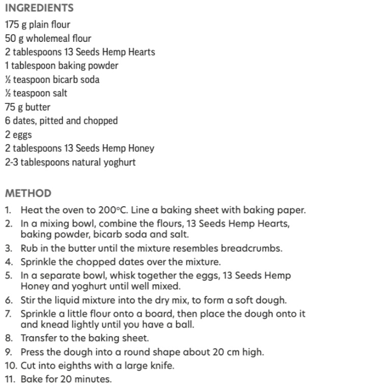 13seedshempfarm's tweet photo. 👨‍🍳‍  Date and Hemp Scones 👩‍🍳

These yummy scones will remind you of the holiday mornings and decadent afternoon teas of your childhood as they bake golden-brown in the oven

#hemp #recipe #yum #food #health #hempscones #scones #sconerecipe #teatime #hempfortea #afternoontea https://t.co/f63XusN28h