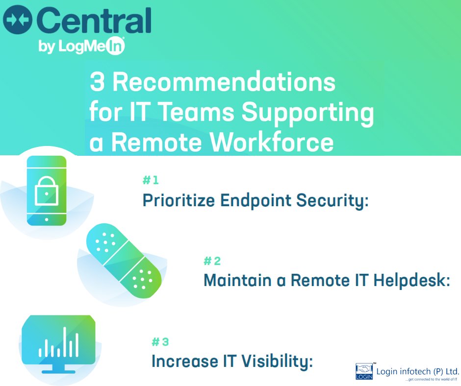 login2it's tweet photo. Contact us for more details on how LogMein Central can help support your remote workforce.
#LoginInfotech #LogMein #WFH #WorkFromHome #LIPL #Software #Hadware #IT #Bangalore https://t.co/ZzOpKJaISI