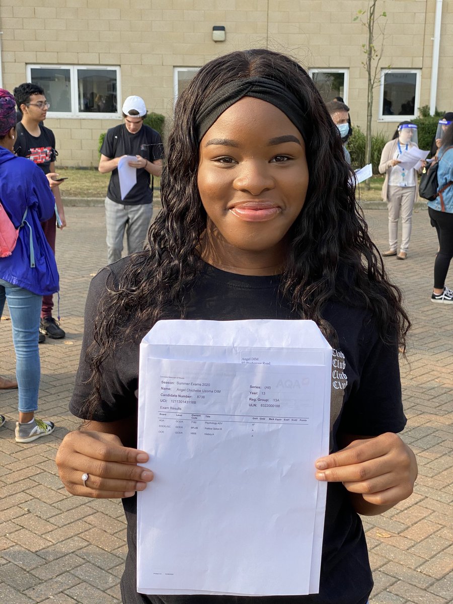 BramptonManor1's tweet photo. It’s A*AA for Angel and she is off to Cambridge university to study History and Politics. Massive congratulations Angel and all the best for the future. Well done. https://t.co/ErpeVKxHk8