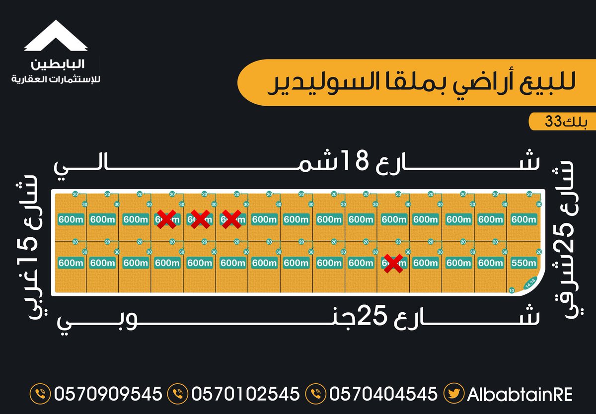 البابطين العقارية tweet media