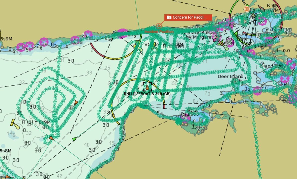 Irish Coast Guard Helicopters and Coast Guard Teams, with RNLI Lifeboats continue to search in Galway Bay for 2 missing Paddle Boarders. MRSC Valentia Coordinating, please report any sightings on VHF 16 or dial 999 and ask for the Coast Guard