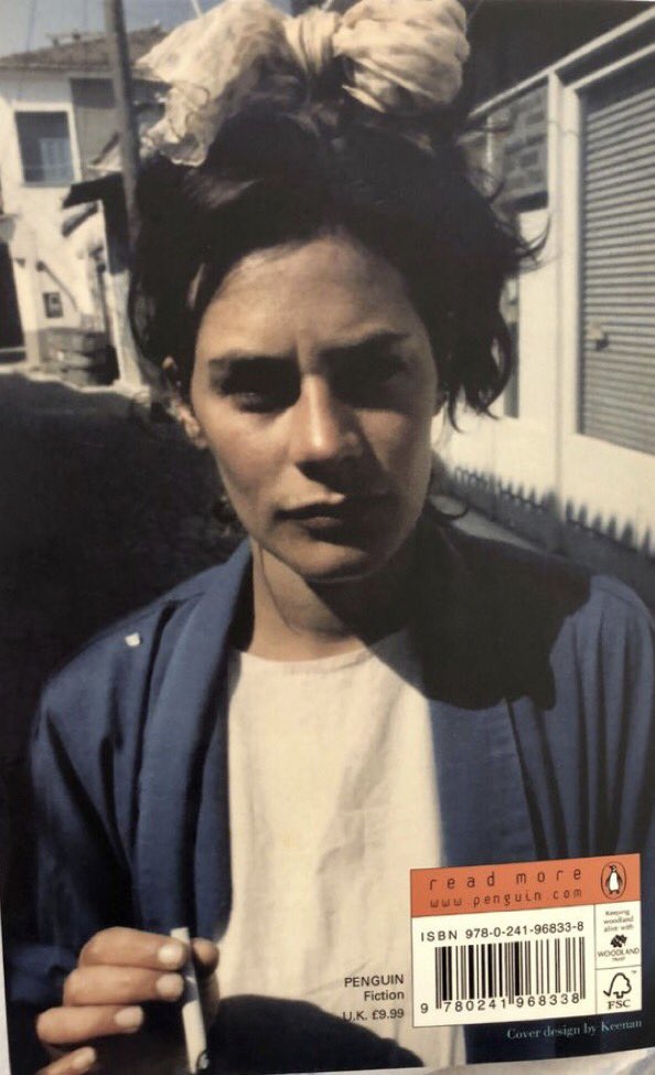 Women writers looking bored and holding a cigarette, part 76 in a series: Deborah Levy (submitted by  @bronwynbirdsall)