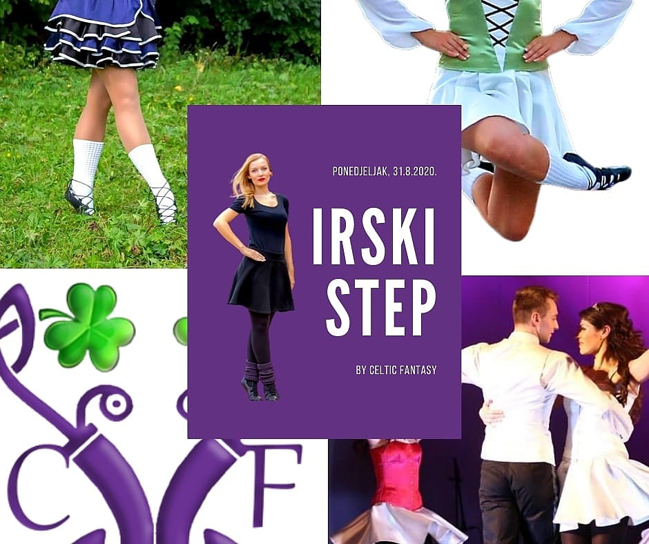 Naučite plesati IRSKI STEP na plesnoj radionici by Celtic Fantasy i OSVOJITE MJESEC DANA BESPLATNIH TRENINGA ☘️
Radionica je namjenjena za sve koji se osjećaju mlado :) ukoliko imate djecu, unuke, nećake zainteresirane za irski step, javite nam se!