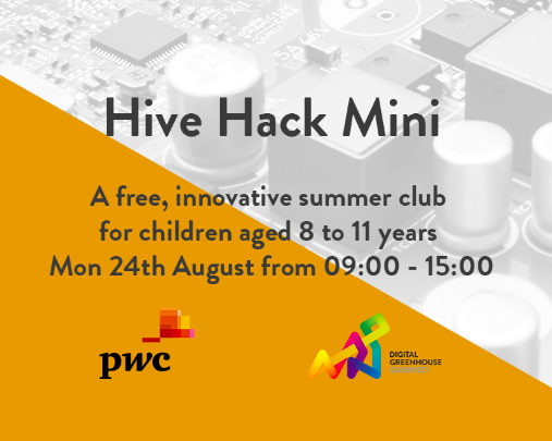 digigreenhouse's tweet photo. Join us for the Hive Hack Mini - A free, innovative summer club for children aged 8 to 11 years. Learn about algorithms, debugging and cyber safety with @PwC_CI on Monday 24th August from 09:00 - 15:00
https://t.co/DZuxvT0XaS

#DigiSkillsGSY #HiveHackMini https://t.co/bVI3GWIBS0
