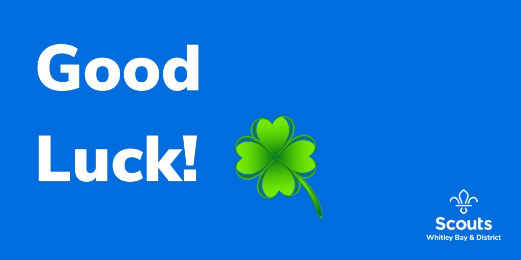 Good luck to all our members receiving #AlevelResults today from everyone in #WhitleyBayScouts! #ResultsDay