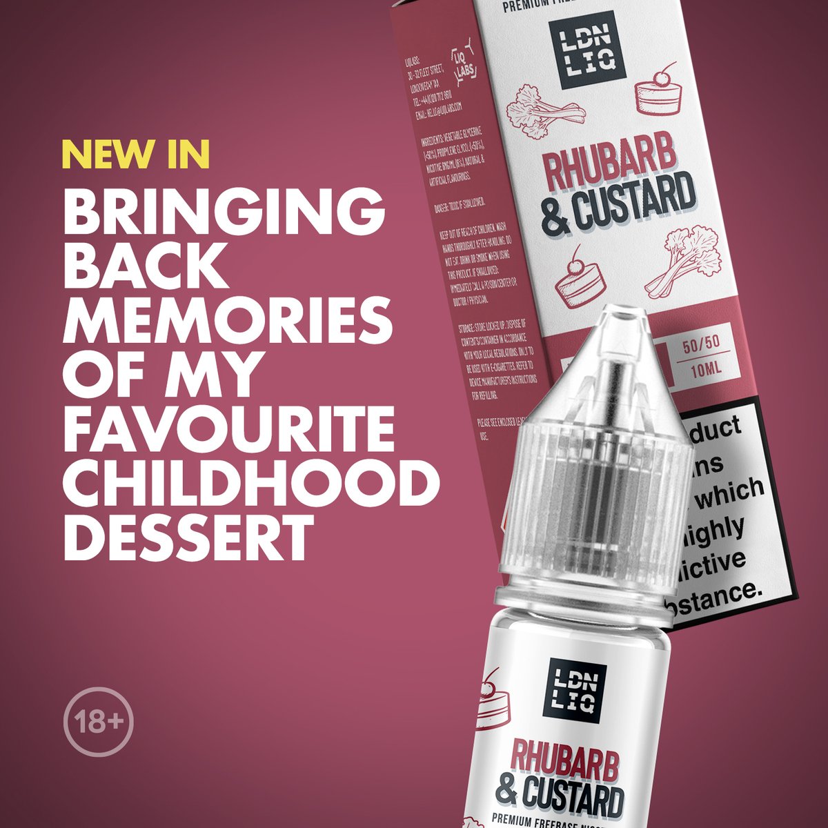 UKECIGSTORE's tweet photo. Rhubarb & Custard ππ΅π₯§ππ
LDN LIQ have a delicious new line of 10ml e liquids,
Have you tried them yet?
Now at https://t.co/vqYm68mJkn
Pst, They also have a great bundle offer!
#10ml #eliquid #nicsalt #vapelover #eliquidlover #besteliquids #ldnliq #tastethecity https://t.co/r261dQEJND