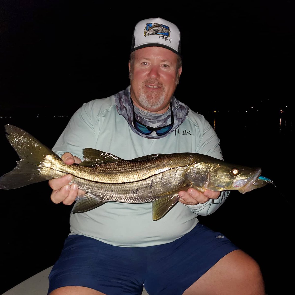 kidderontwitr's tweet photo. Got this rarely caught tarpon snook last night throwing arties in the dock lights. This spectacular specimen completes me catching all 4 species of snook here in Florida #snookslam #tarponsnook #commonsnook #fatsnook #swordspinesnook #catchandrelease #ccaflorida https://t.co/fHVD2KvCHU