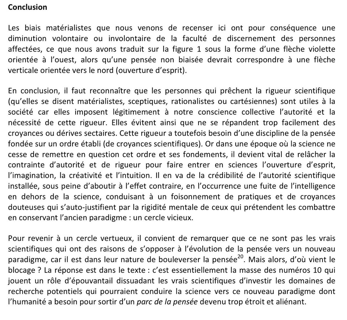  #SecteZ 8Si la zététique vous tente par son rejet de l’inexplicable, sa confusion non-démontré/indémontrable, sa phobie irrationnelle de l’inconnu, son dogmatisme matérialiste et son suivisme des normes dominantes, analysez donc vos propres « biais » !  http://www.doublecause.net/biais/Biais_materialistes_170119.pdf