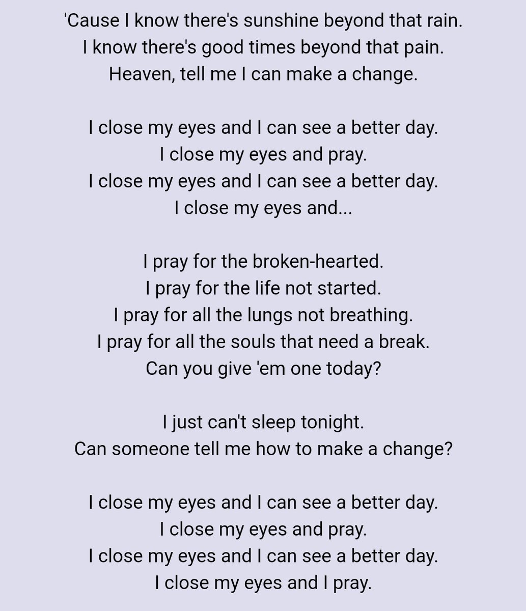 • PrayJustin talks about many wrongs happening in the world and feels guilty because he has the luxury of leaving food on his plate so he makes a vow to help those in need and pray for them. He lived up to his words as the song proceeds went to charity