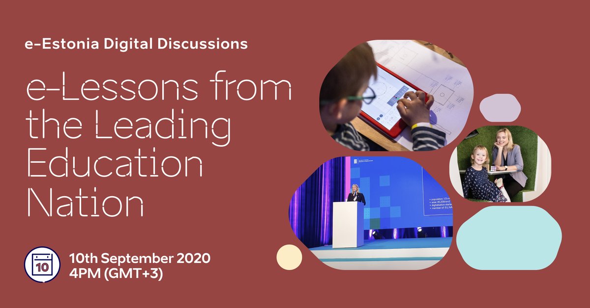 ErasmusPluss's tweet image. On Sept. 10 @e_estonia will give an overview of everything Estonia has done to create a convincing and comprehensive e-Education ecosystem!😉 #EducationNation 
👉 For more information and registrion: e-estonia.typeform.com/to/dBAx3WII