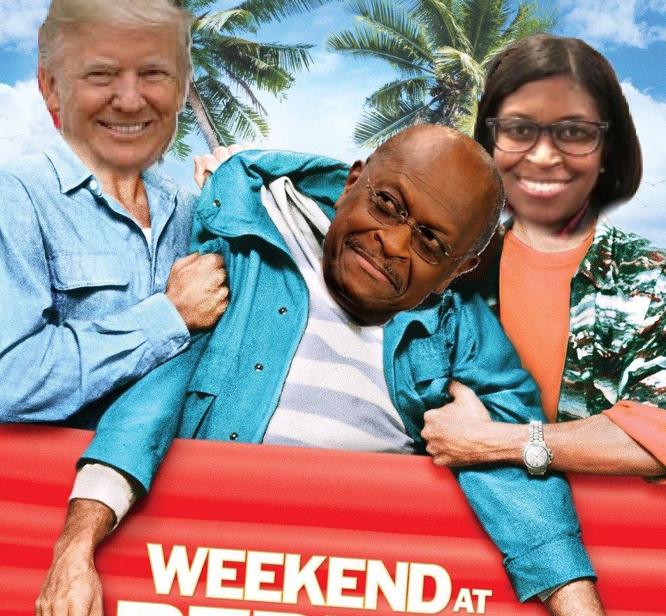 muh_thoughts's tweet photo. @THEHermanCain Never underestimate the things people will do to hang on to power, fame and fortune. #herman #WeekendAtHermans https://t.co/SnMdDAJ121