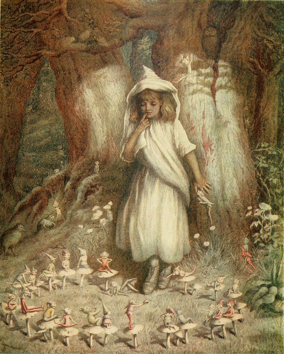 Other stories tell of human children who are taken through the ring to fairyland. Though the children are often cherished there, these tales seldom end happily.  #FolkloreThursday