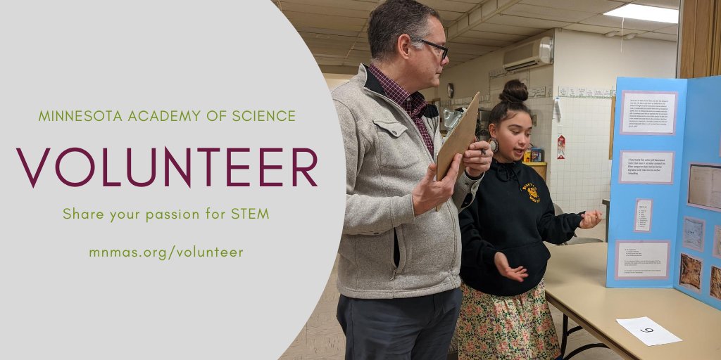 MNAcadSci's tweet image. Judge, mentor or volunteer with us to share your passion for #MNSTEM!

➡️mnmas.org/volunteer