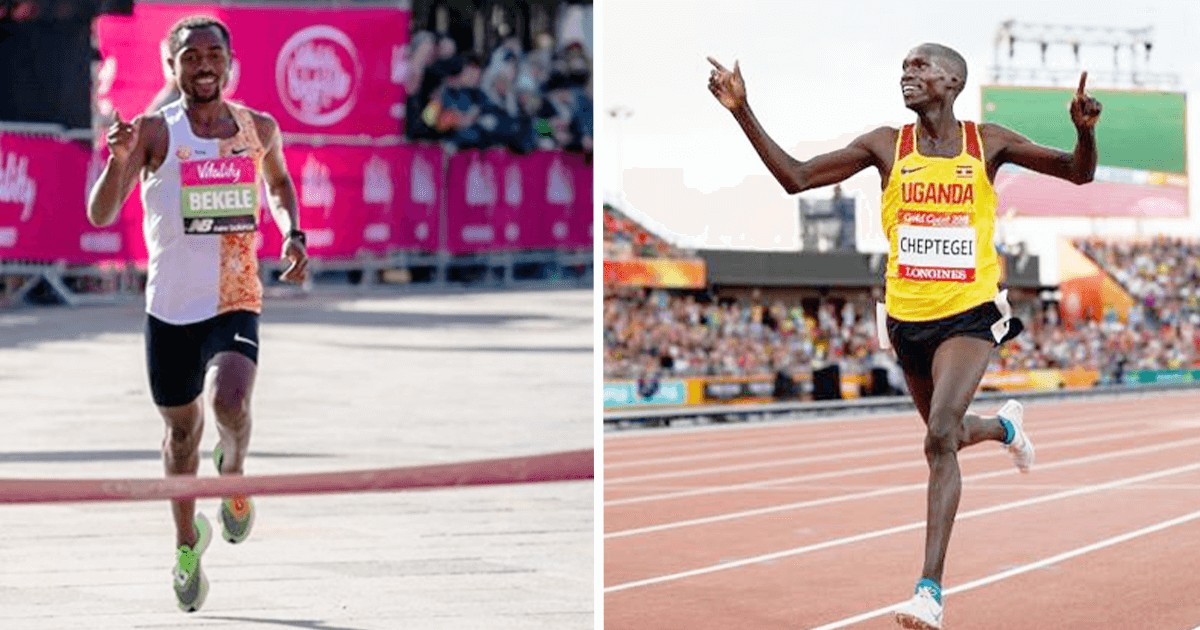 Running_Club's tweet photo. Demain, Joshua Cheptegei 🇺🇬 tentera de battre le mythique record du 5 000 m sur piste de Kenenisa Bekele 🇪🇹 : 12'37''35.!! 

L'épreuve sera retransmise en live dès 20h 
👉 https://t.co/H7Hfhbpcyv

#athle #record #running #RunningClub https://t.co/UGsZ4rH57I