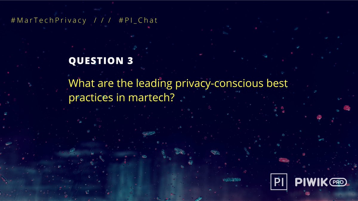 privacy_issues's tweet photo. Q3: What are the leading privacy-conscious best practices in martech?

#PI_Chat #MarTechPrivacy https://t.co/y4CnHajJbz
