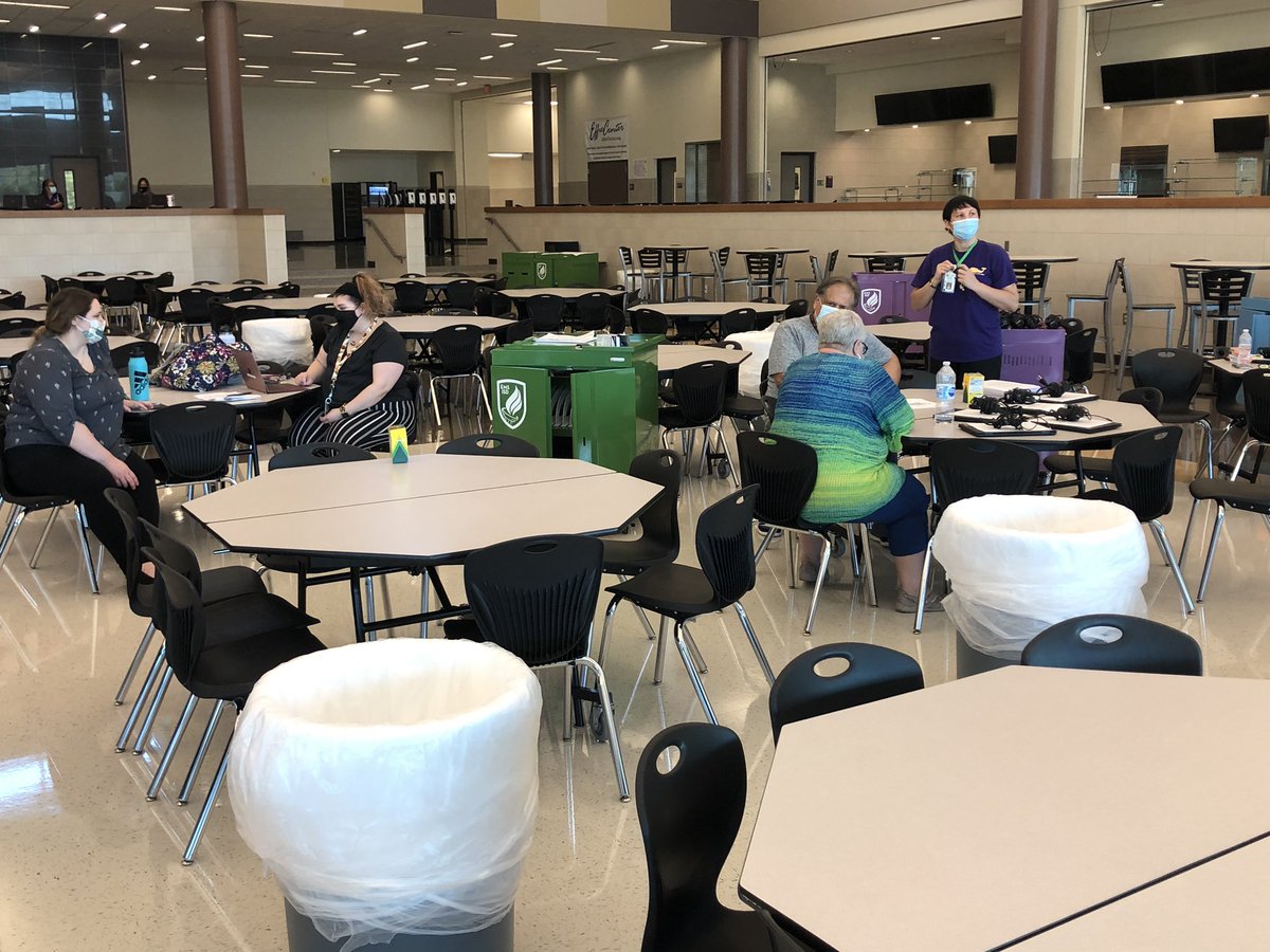 ChisholmTrailHS's tweet photo. Our laptop imaging team is hard at work again today prepping tech for all of our Rangers &amp; distribution is underway @EMSISD @McCowanWinston #EMSproud #EMScommUNITY #RangersRide #TogetherWeCan #BeTheChange https://t.co/FGBKE1bKlw