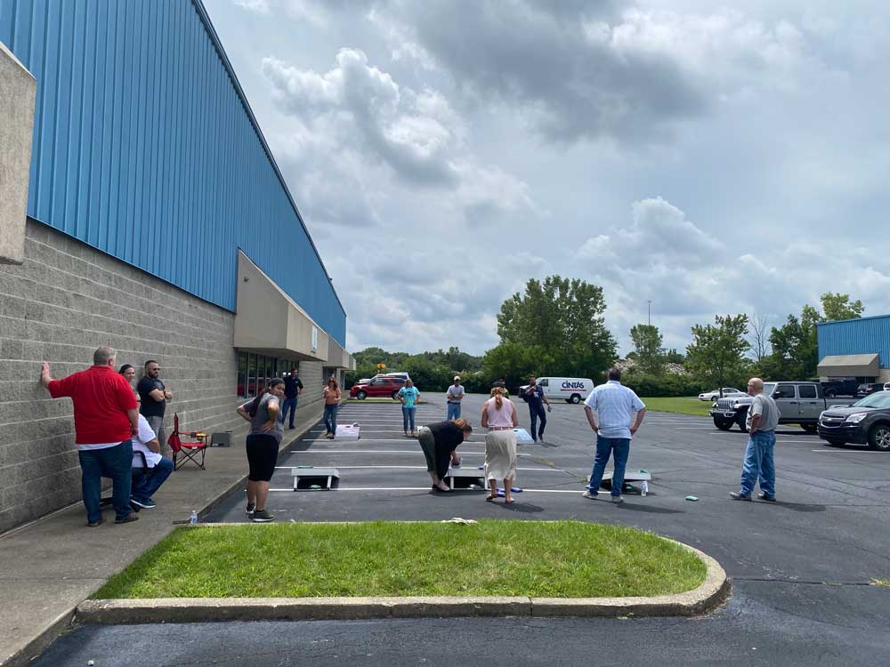 Weldmark2's tweet photo. The 4th Annual IWDC Cook Out and Cornhole Tournament took place yesterday! Lots of food and fun made for a great day. Congratulations to last year's tournament champs for defending their title.
#IWDC #Weldmark #PurityPlus https://t.co/GPlQ2CVJLH