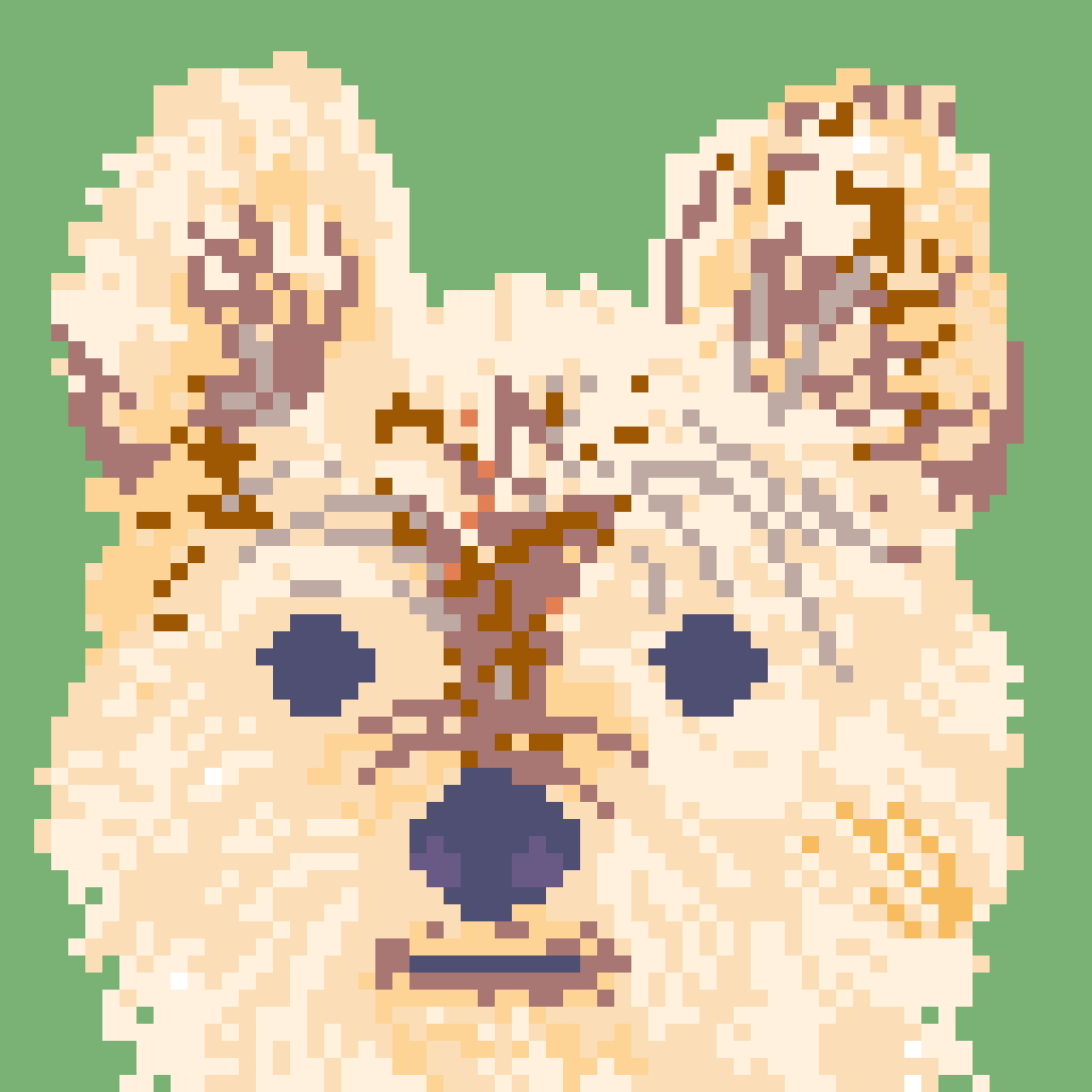 100以上 犬 ドット絵