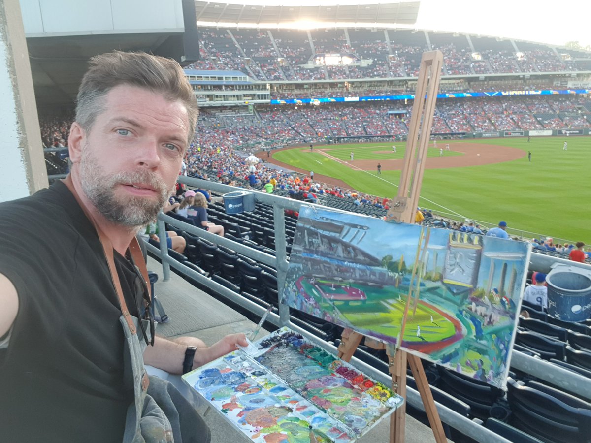 190813 MLB ballpark 12/30 Kauffman Stadium  @Royals vs  @cardinals A perfectly cut diamond, symmetrical, framed by fountains and with a suitably crowned scoreboard. #HEYHEYHEYHEY  #AlwaysRoyal    @vgregorian  @FlannyMLB  @jeff_rosen88  @TylerZuber  @inheathwetrust  @WhitMerrifield  @KCStar