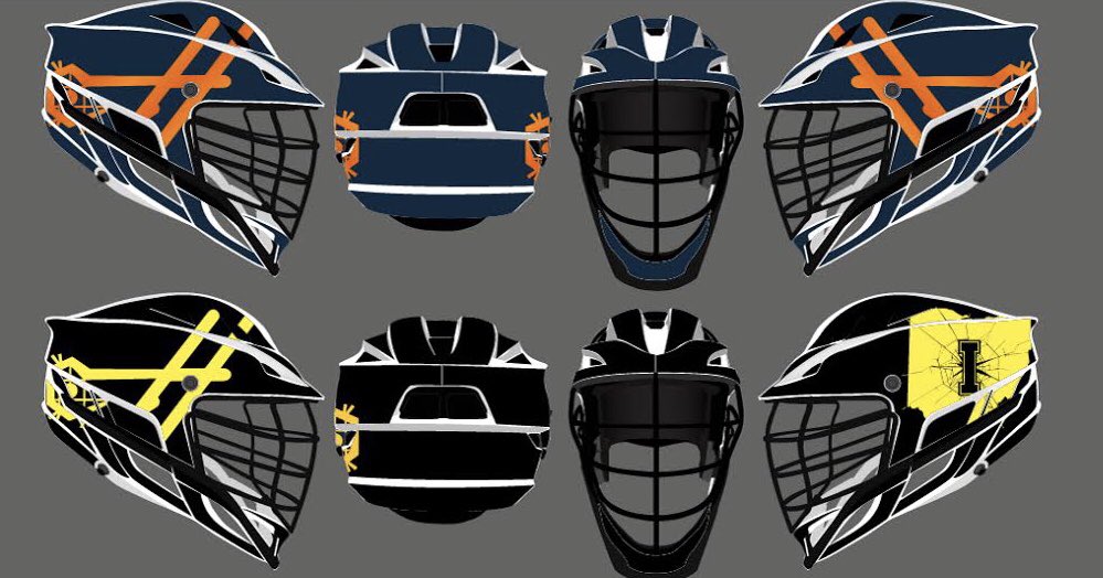 Next summer lids? Matte navy with chrome orange H for high school guys, matte black with neon decor for youth! 🔥🔥🔥Yes or No #makeheadlines