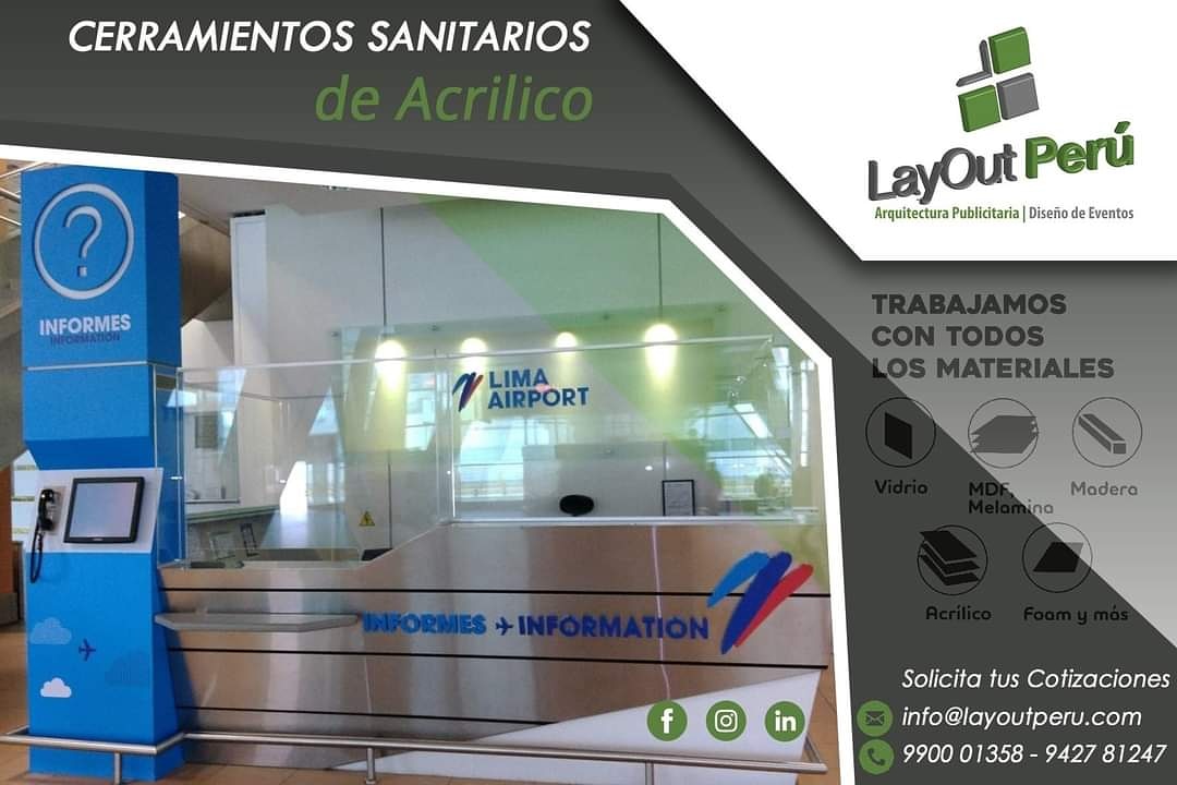 LayoutPeru's tweet image. Separadores Corporativos , para áreas de atención! 
Reactiva tu negocio con  normativa de ministerio de Salud !

Nuestro equipo cuenta con todo el protocolo de seguridad habilitado 🥽🚧👷‍♀️👷‍♂️😷🏗🧤🧰  

942781247
 Kdelportal@layoutperu.com
 layoutperu.com