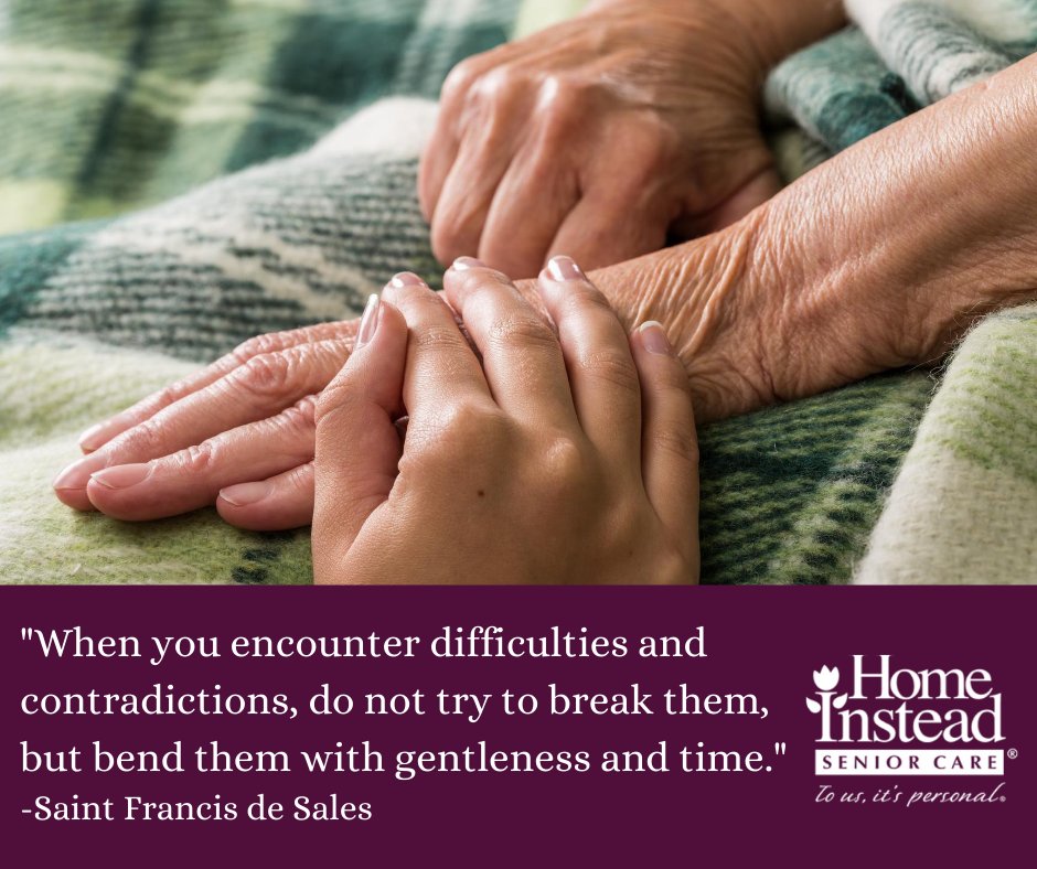 Never underestimate the power of gentleness and time. #caregiver #Kindness