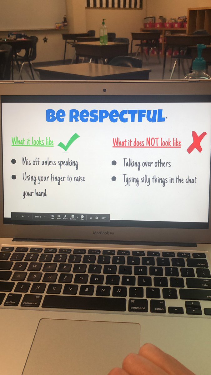 perrymanclass's tweet photo. Creating norms with your class is a great way to set clear expectations for both in person and distance learning! @BurlesonISD #bisdlearns #moundleads https://t.co/NhBUWeZLQJ