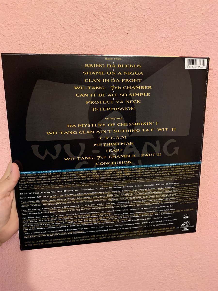 enter the wu tang (36 chambers) - wu tang clan