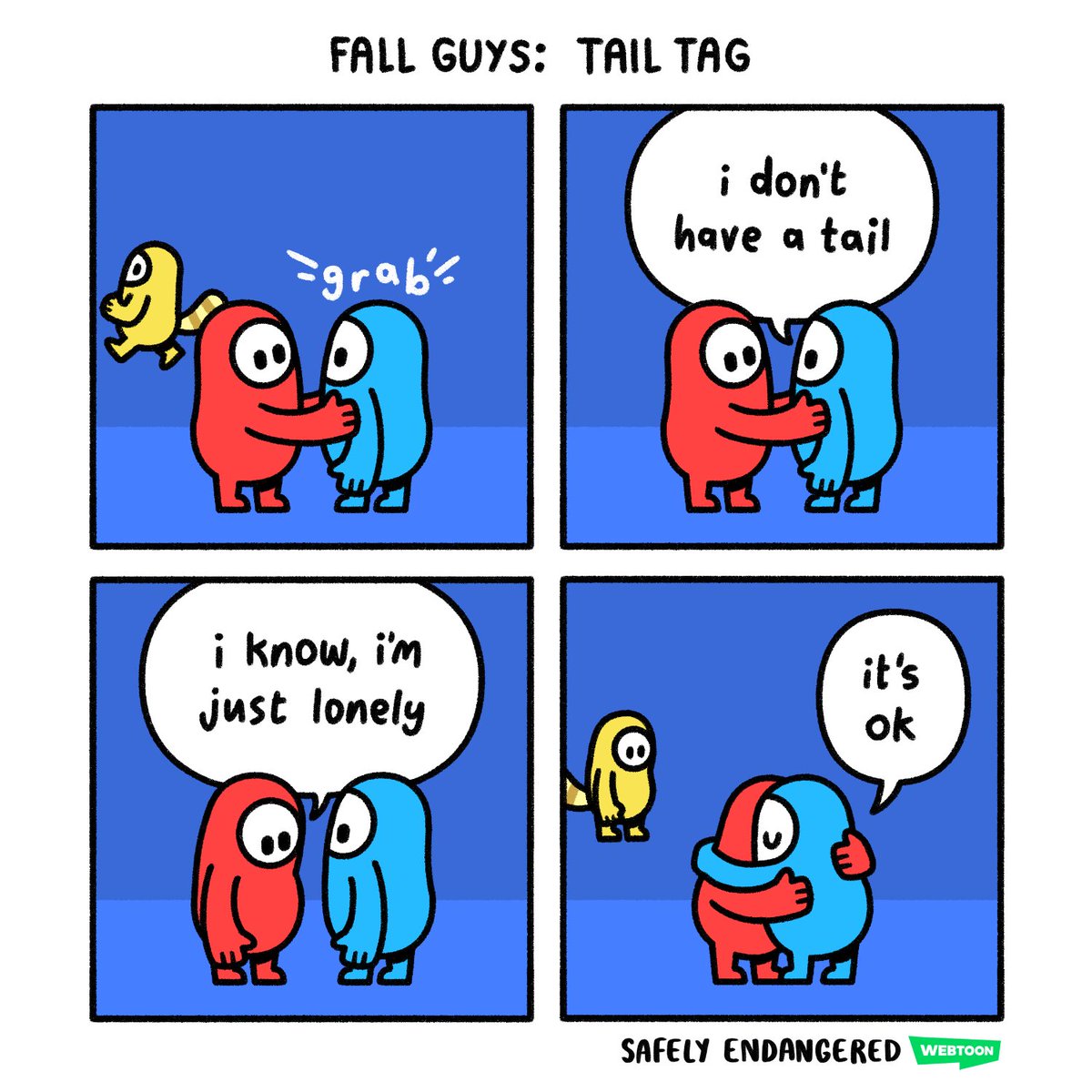 EndangeredComic's tweet photo. I've been playing way too much @FallGuysGame https://t.co/szBQrx2mTE