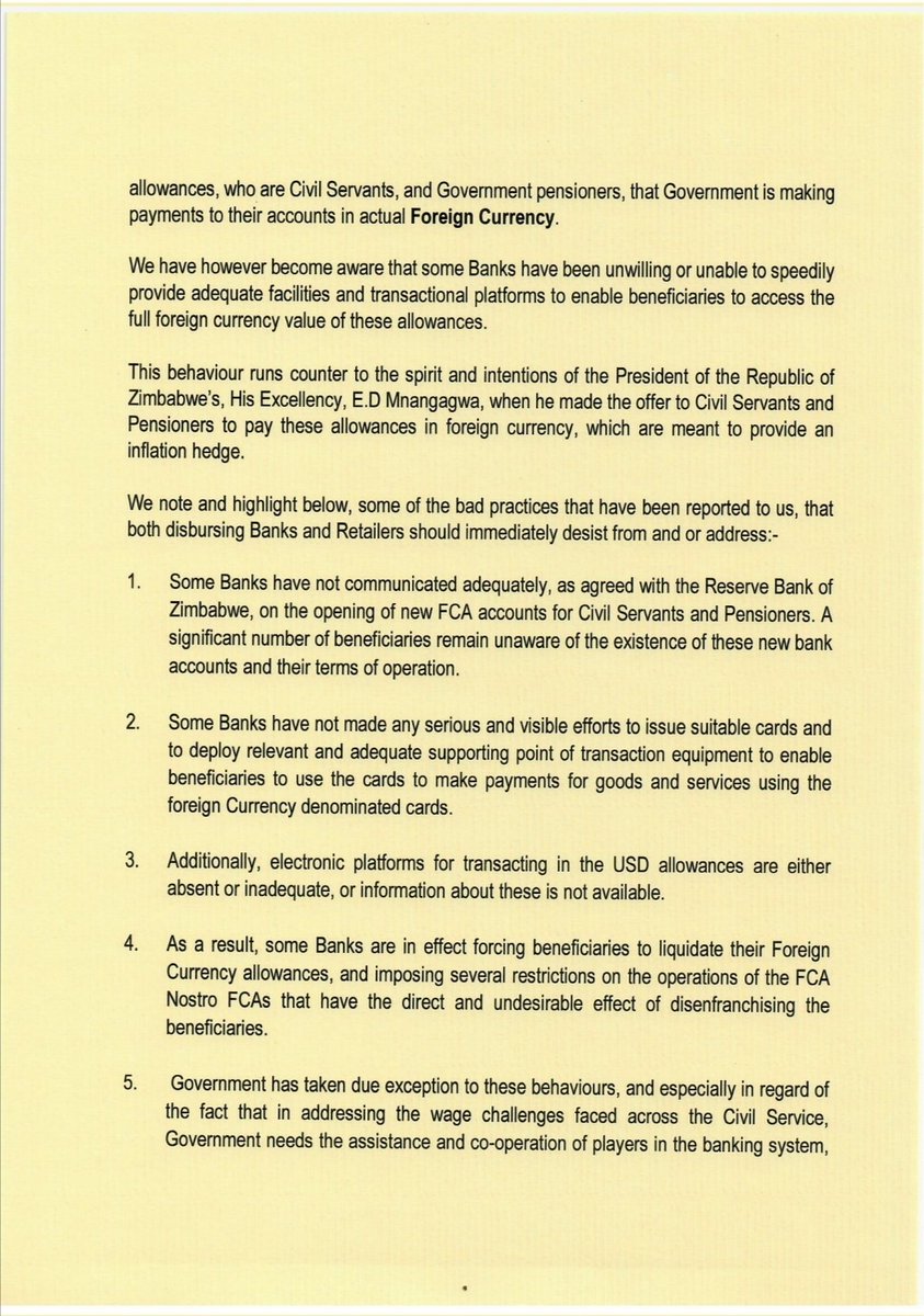 nickmangwana's tweet image. #Government wishes to reiterate its commitment to paying its employees a living wage."