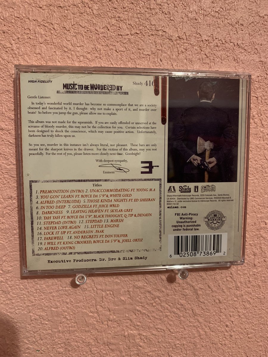 music to be murdered by - eminem