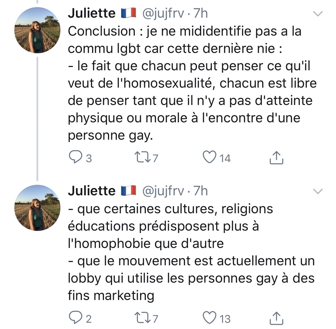 Enfin, Juliette conclue ainsi : des postulats homophobes, dont celui sur le lobby LGBT, où l’on va s’arrêter un petit peu car c’est ZE argument homophobe des anti-LGBT+.Parler de Lobby LGBT = LGBTphobie, comme parler de Lobby Juif = Antisemitisme.Explications .