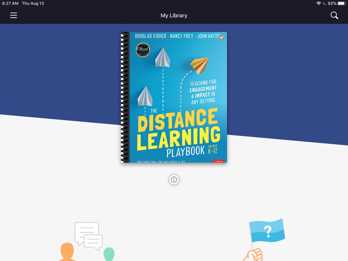 MrsLulay's tweet photo. Excited to dive into The Distance Learning Playbook with @nancyfrey @domsmithRP and my amazing #TTSDlearn team! #2020DistanceLearning https://t.co/BH3mARAYZP