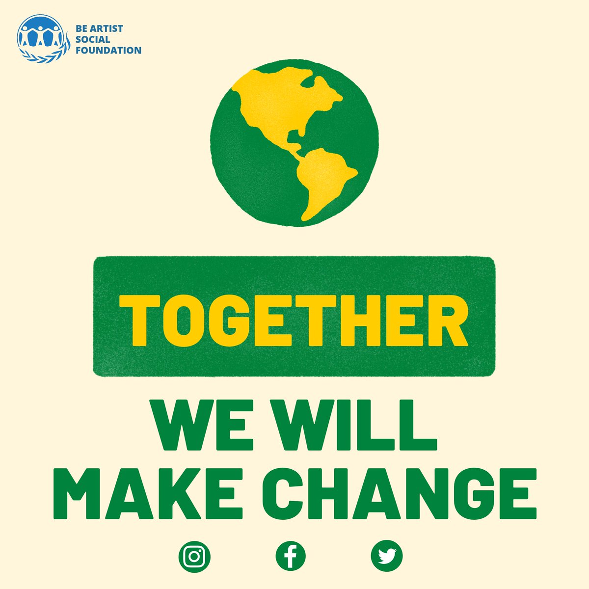 BeArtistSocial's tweet photo. "Alone we can do so little; together💫 we can do so much." – Helen Keller
Let be part of this change🤝.
#basfoundation #BeArtistSocial  #change #love #life #growth  #hope #health  #believe #happiness #yourself #peace  #selflove #covid #nonprofit #mentalhealth #charity #bhfyp https://t.co/4QvZPX1bIu