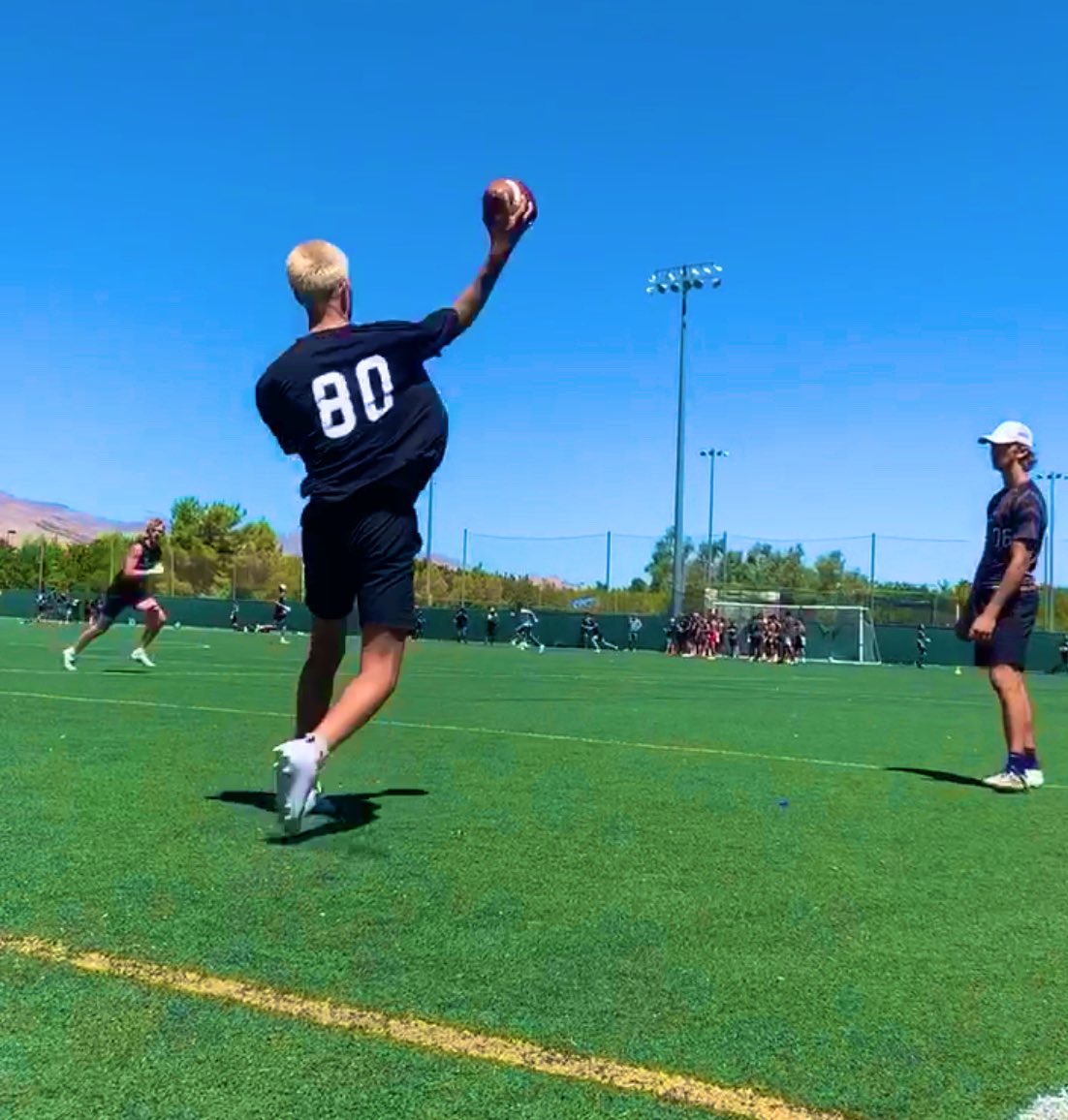 QBJ_Bone's tweet photo. Can’t wait to play ball this fall 🙏 #TBT #qbshowcase #titanup #lasvegasthrowdown @JUSTCHILLY @TitanFootballAZ  @Elev8QBacademy https://t.co/XcIrsHpbRp