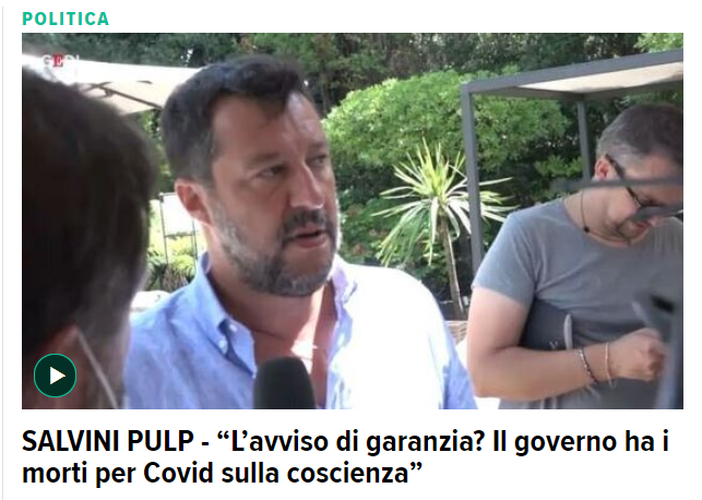 Antigiornalista's tweet photo. Secondo #Salvini, titolo di studio maturità classica, Conte ha i morti di Covid sulla coscienza.
Secondo Nature, tra le più prestigiose riviste scientifiche al mondo, invece il governo ha evitato la morte di oltre 600.000 persone, solo fino al 4 maggio.

Voi a chi credete? https://t.co/38xfGF0nNh