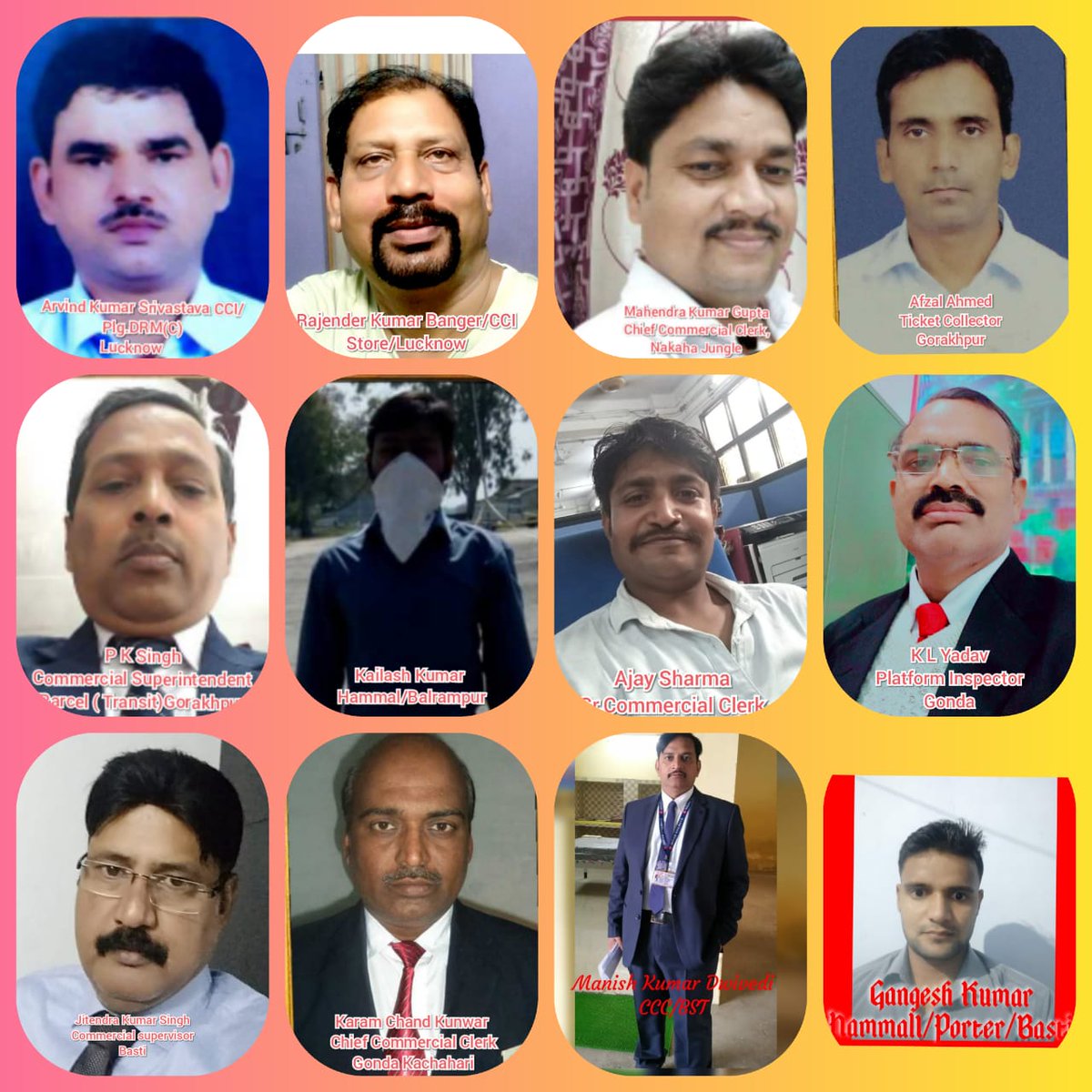 srdcmljn's tweet photo. They performed their duties with excellence in these trying conditions.They handled shramik special and other special trains par excellence. Maintained terminal activities at Goods sheds and parcel offices. https://t.co/KvkqqXhA8X
