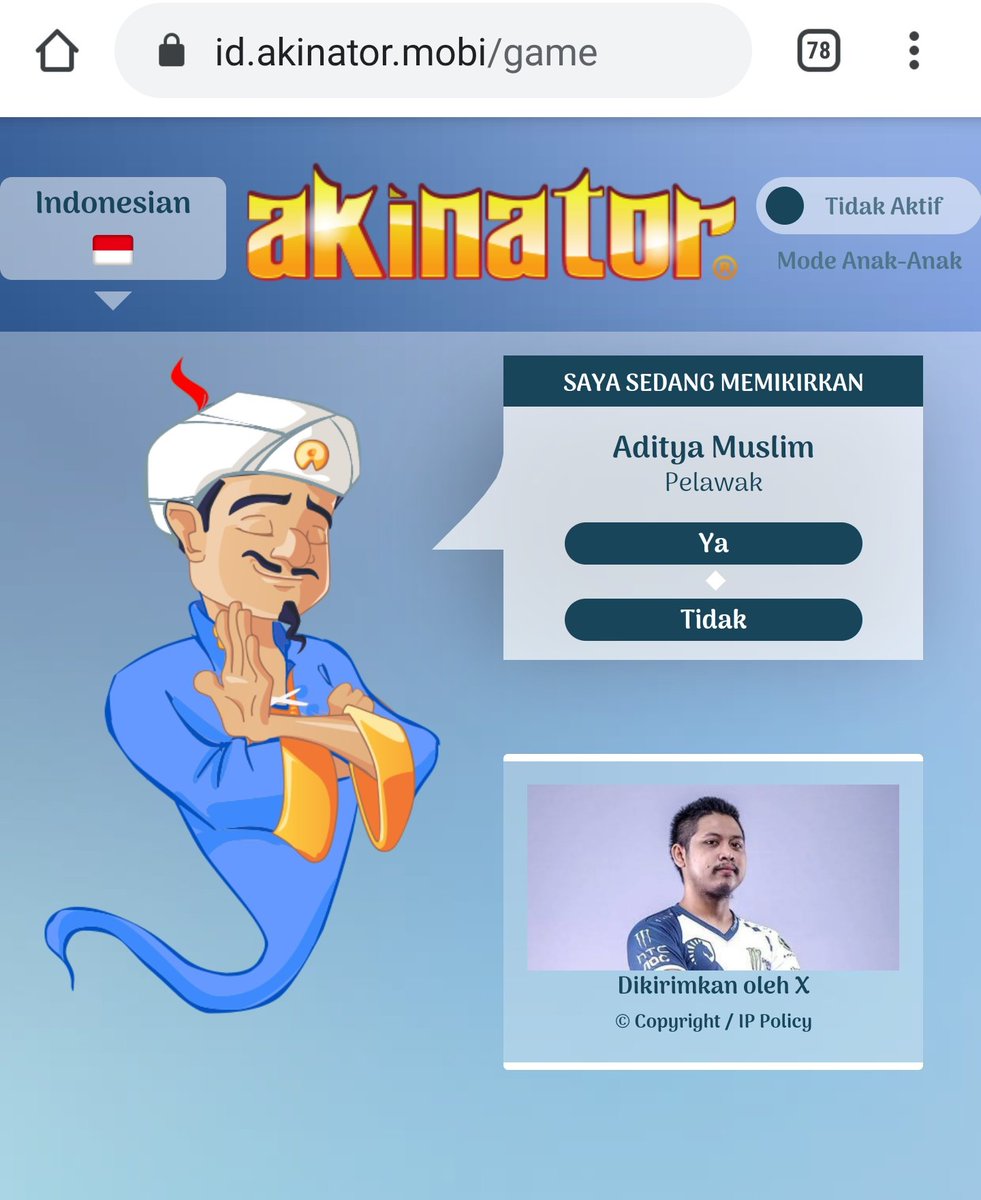 TretanMuslim's tweet photo. Level narsis saya adalah memikirkan diri sendiri. Tapi kenapa keyword nya bersifat jahat dan suka mengumpat emang dasar game jin musyrik https://t.co/HLjdPCbX2G