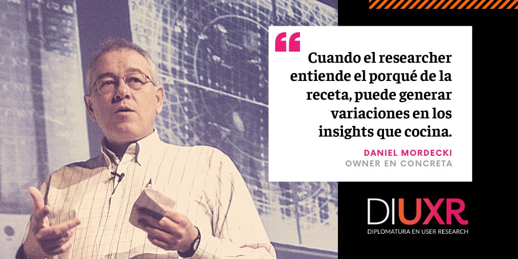 En la clase de ayer, <a href="/mordecki/">Daniel Mordecki</a> nos enseñó a seguir mejorando nuestra comprensión de los factores cognitivos que intervienen durante las interacciones de las personas.

Compartimos una frase que resume su visión sobre rol de la Psicología Cognitiva en #UXR 
#diuxr #ux #UXResearch