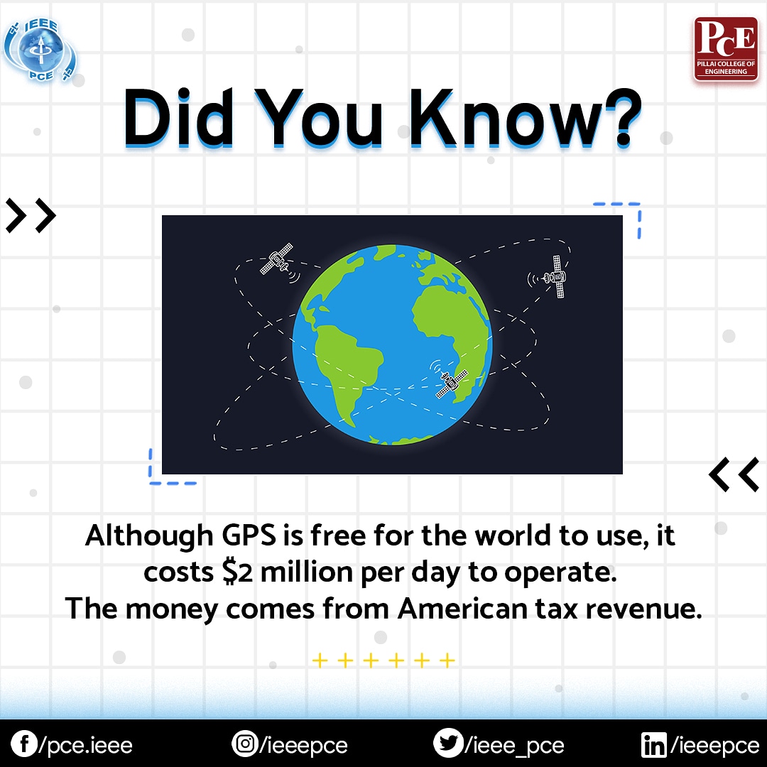 ieee_pce's tweet image. Did you know? 🤔
.
.
.

If you have any unique facts, do let us know in the comment section below!💬

#ieee #ieeepce #bitfeed #didyouknowfacts #technology #ieeeregion10 #ieeebombaysection #google #graphicdesign #gps #global #world #facts #satellite #space #iss