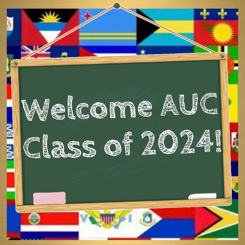 auc_vybz's tweet photo. Welcome AUC class of 2024‼️Do you know anyone of Caribbean descent joining the AUC in the fall? Tag them below! Are you of Caribbean descent and joining the AUC this fall? Dm us! https://t.co/YLg4lC1CcK