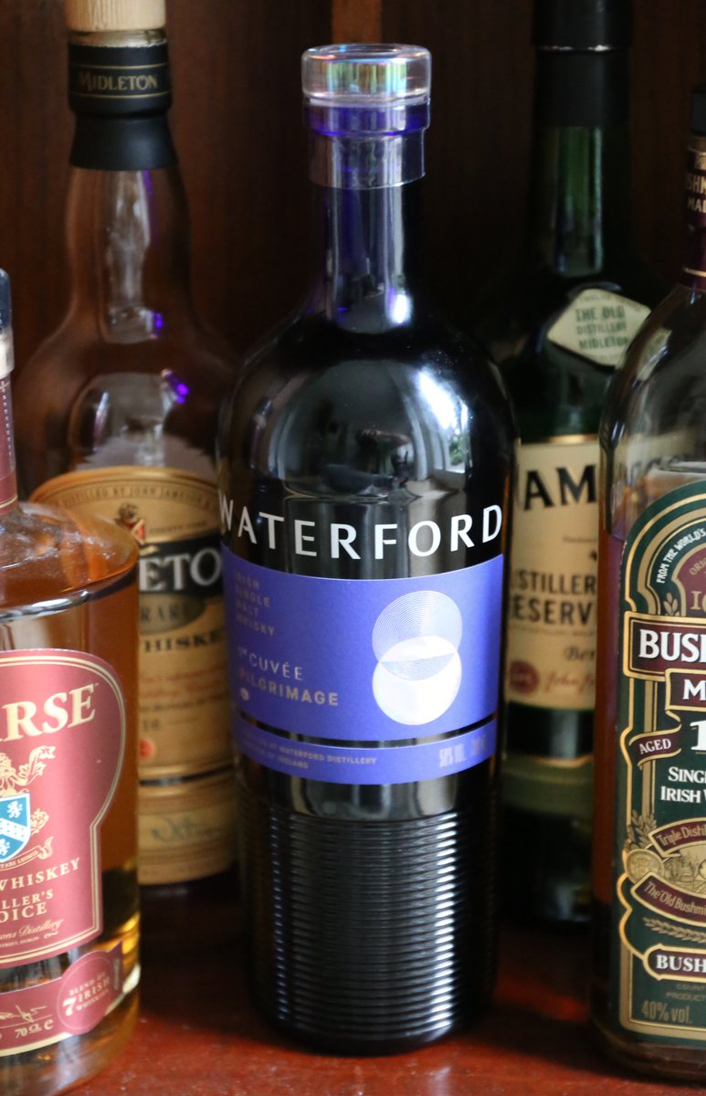 Ahh... after a bit of an odyssey, my Waterford 1st Cuvée Pilgrimage has finally taken its place in the drinks cabinet. Note the glass stopper - will it work as well as a cork? But then, will anyone ever open theirs to find out?