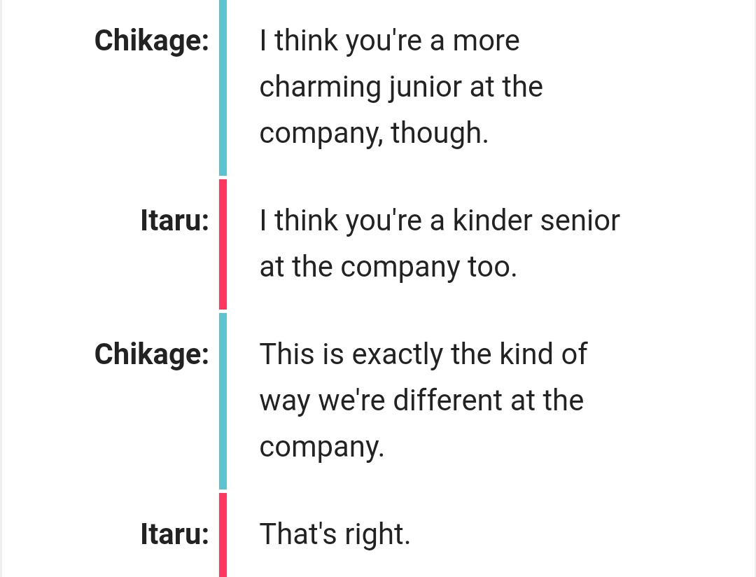 the oldest instance i could find on twt was  @gachakitakoreJK in mid-march... so my best guess remains that its a mutated form of an exchange from that one interview from b's log ( https://yaycupcake.com/a3/index.php?title=B%27s-LOG/Outside_Work_the_way_back!#tab=Itaru__26_Chikage), although im also not sure when that was translated