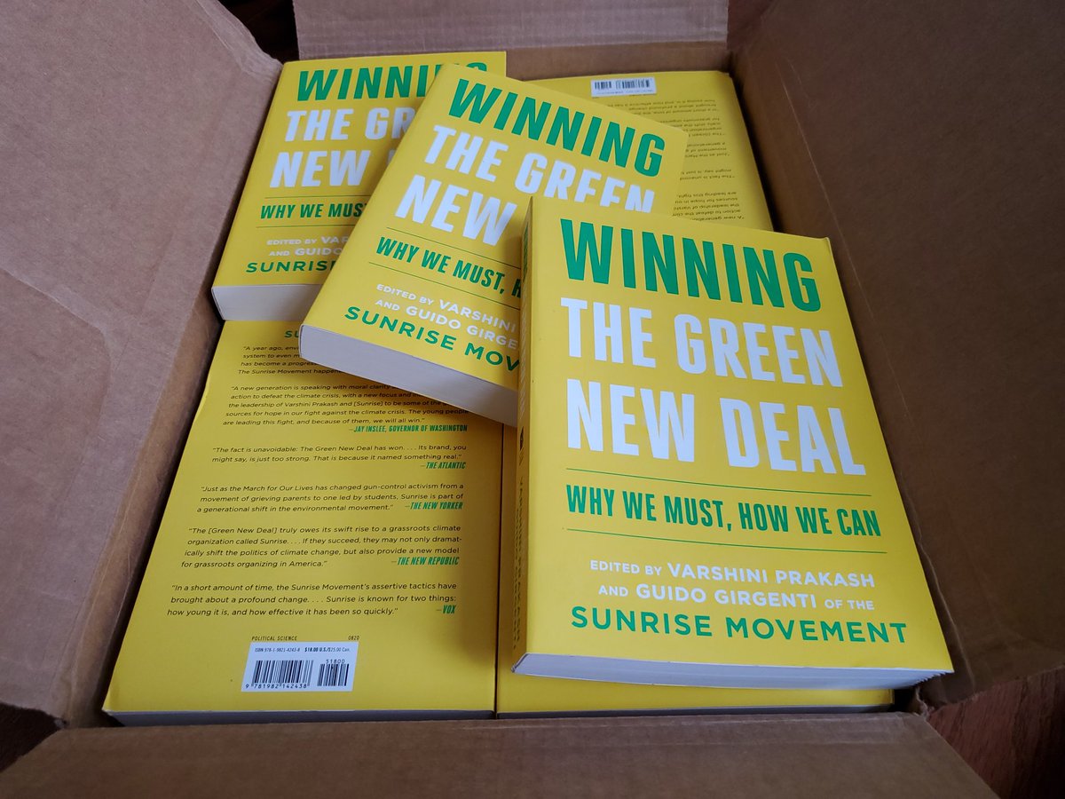  IT'S FINALLY HERE!! In just a couple weeks we're launching a real, whole, live book into the world WINNING THE GREEN NEW DEAL is a compass for our movement, by and for the people leading the fight for a livable future. Don't miss this track  https://www.simonandschuster.com/books/Winning-the-Green-New-Deal/Varshini-Prakash/9781982142438