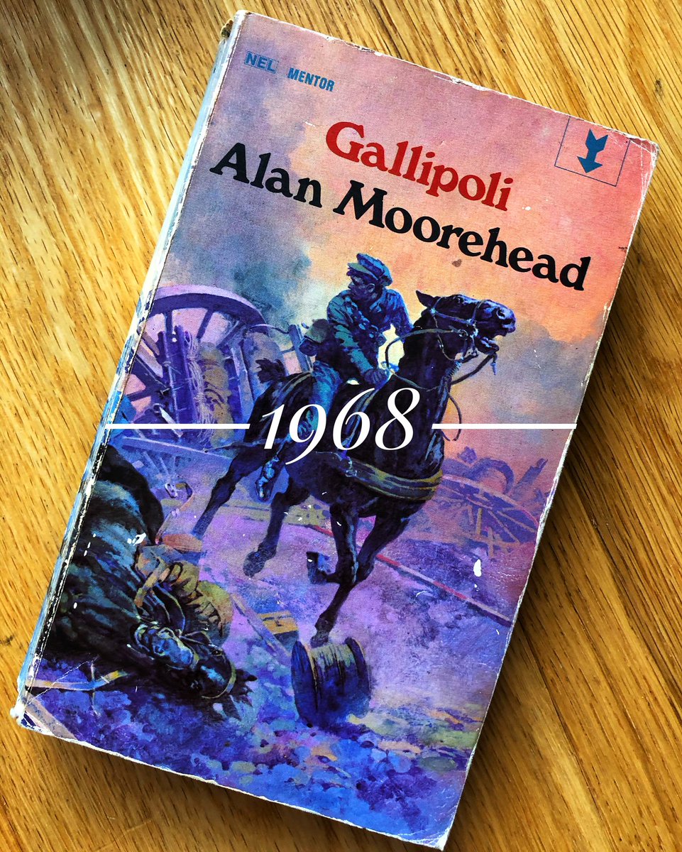 Gallipoli: variations on a theme. A UK paperback edition of Moorhead’s classic. On the cover? The homogenisation of Great War images has led to this: undoubtedly based on Western Front imagery  #gallipoli