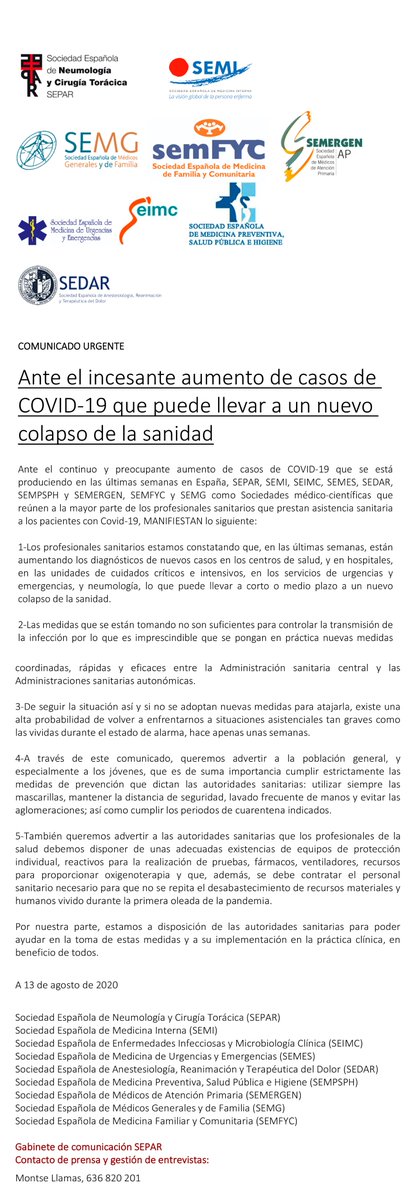 Sociedad Española de Medicina Interna tweet media