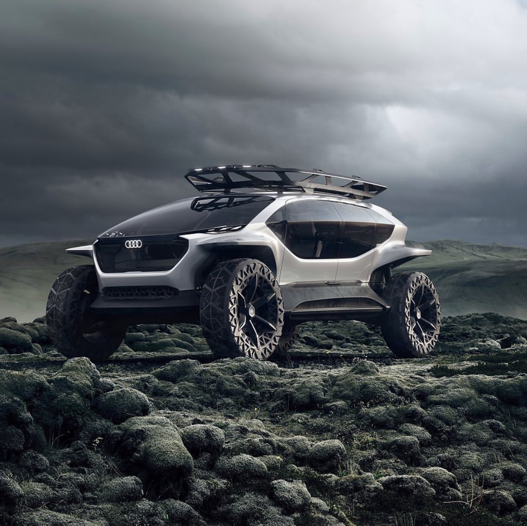 BhattShaiq1's tweet photo. Audi Al:Trail Quattro, a concept car which operates with Al system.
4 electric motors with total system output 320kW &amp; max torque is 1000Nm.
#Al changing world. https://t.co/uWeRzHG9X9