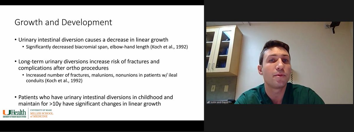 RobtMarcovichMD's tweet photo. Great to have @miami_urology 4th year medical students @justin_achua and David Valancy tackle the challenging topic of Metabolic Complications of Urinary Diversion at Urology Grand Rounds this morning! https://t.co/briZbm3y5S