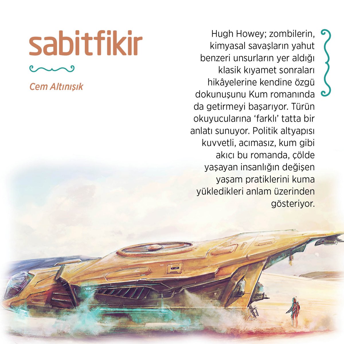 SabitFikir's tweet photo. Uygarlığın Derinlerine Doğru: Kum

Cem Altınışık https://t.co/6i7fPy1XlG