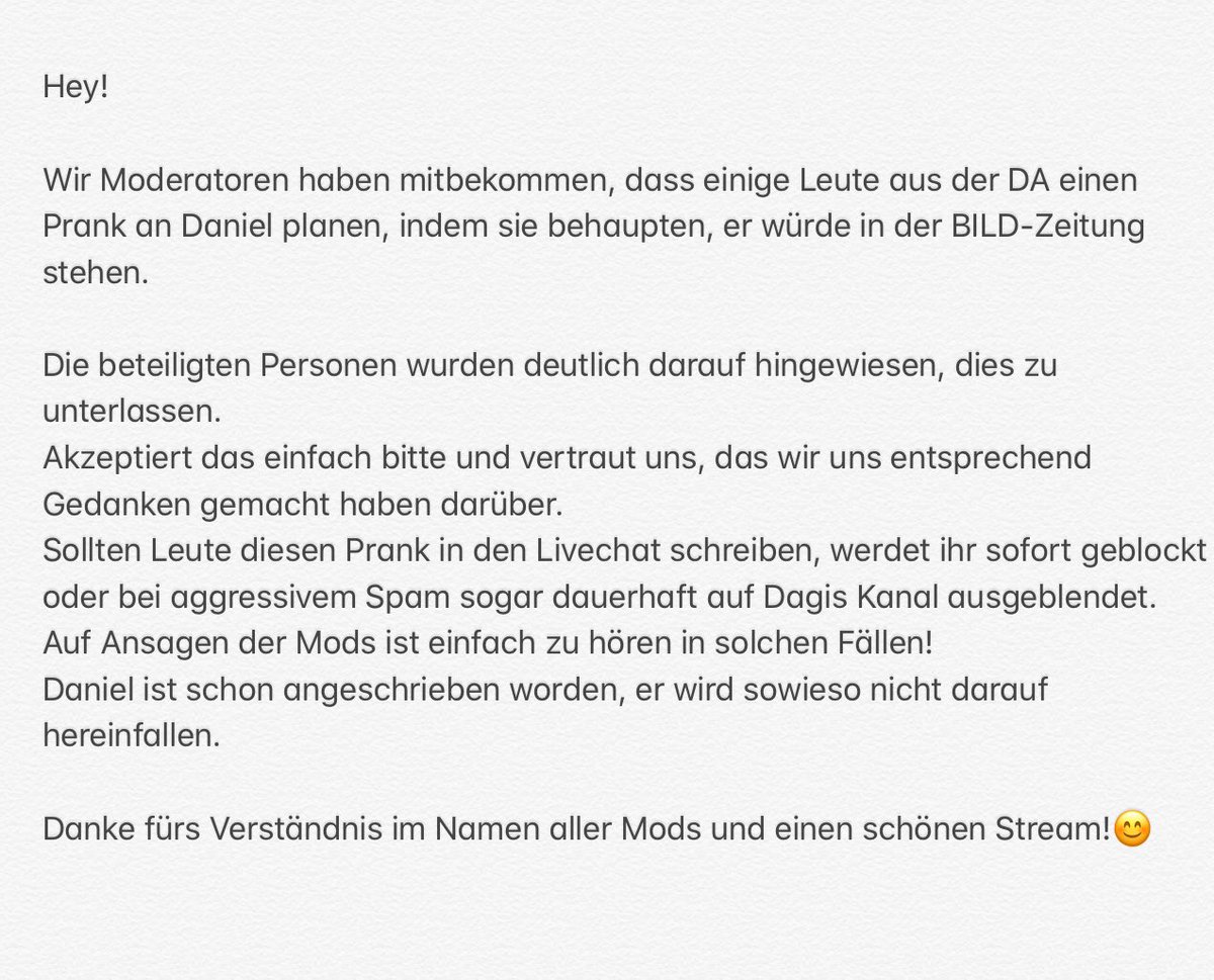 ThePredatorDE's tweet image. Kleine, wichtige Info im Namen der Moderatoren bzgl eines „Pranks“, der heute stattfinden soll. 😄
